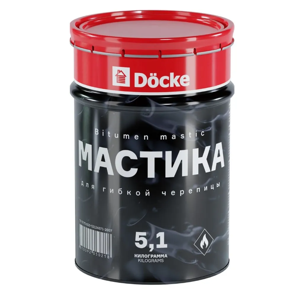 Мастика Döcke для гибкой черепицы 5 л