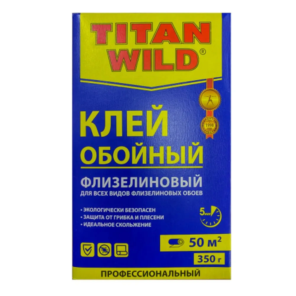 Профессиональный обойный клей TITAN WILD 350 г