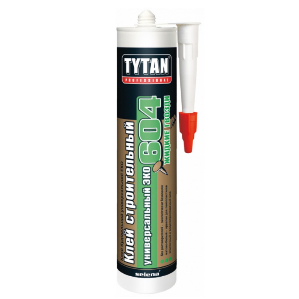 Tytan Professional клей строительный универсальный Эко №604 белый 440 гр (1уп=12шт)
