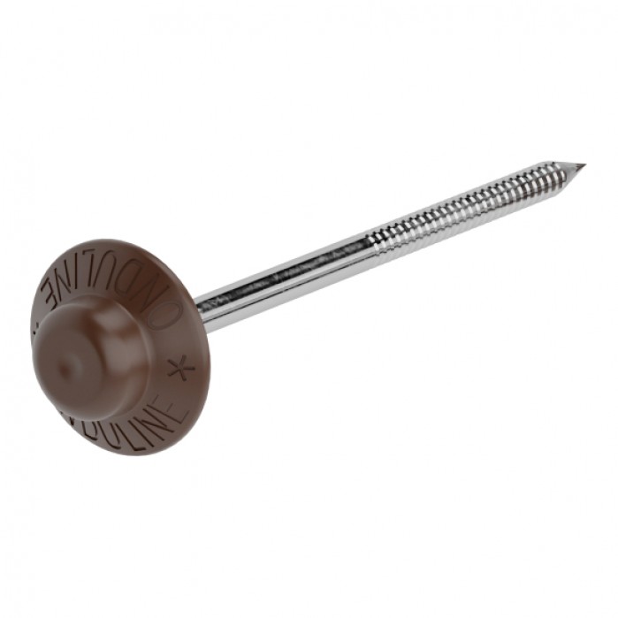 Гвозди Ондулин 75 мм Коричневые / Nails Onduline 75 mm Brown уп./100 шт