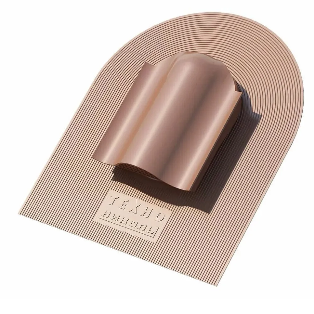 Коричневый аэратор КТВ ТЕХНОНИКОЛЬ для мягкой кровли