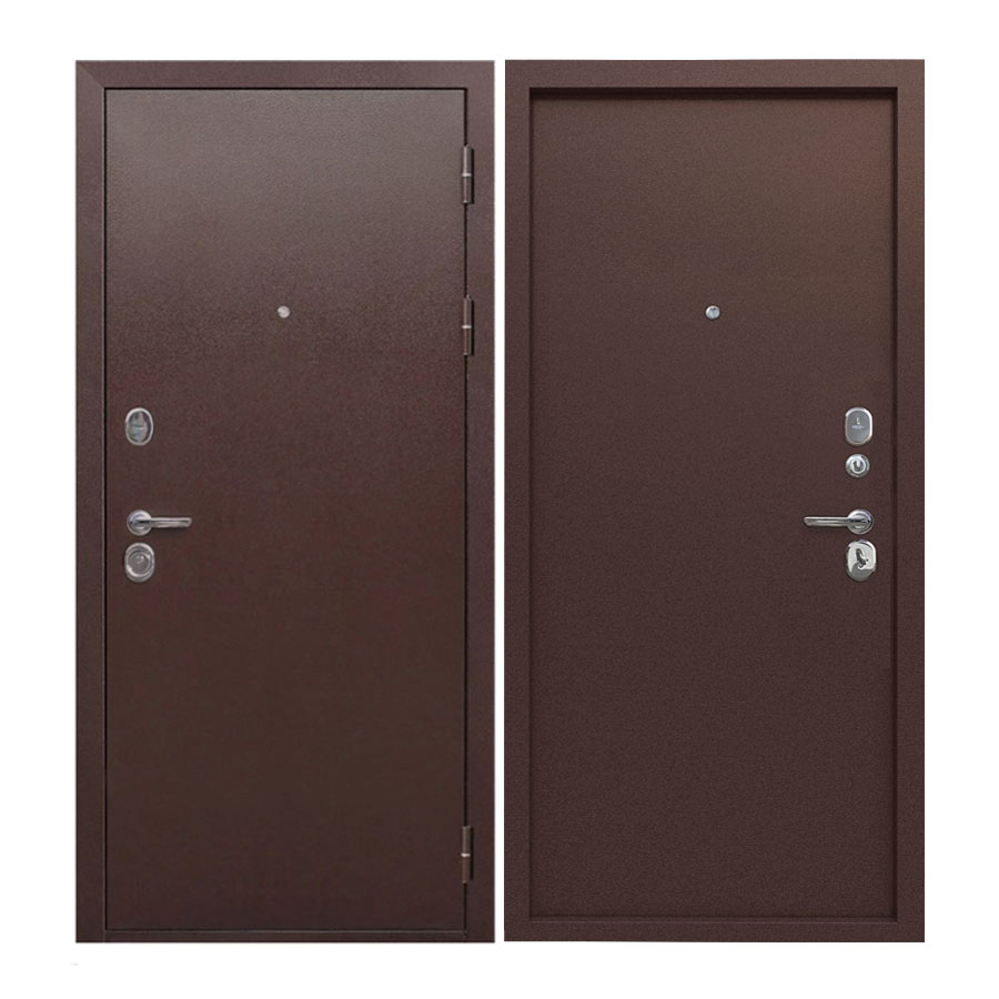 Дверь металлическая ТАЙГА 9 см мет/мет